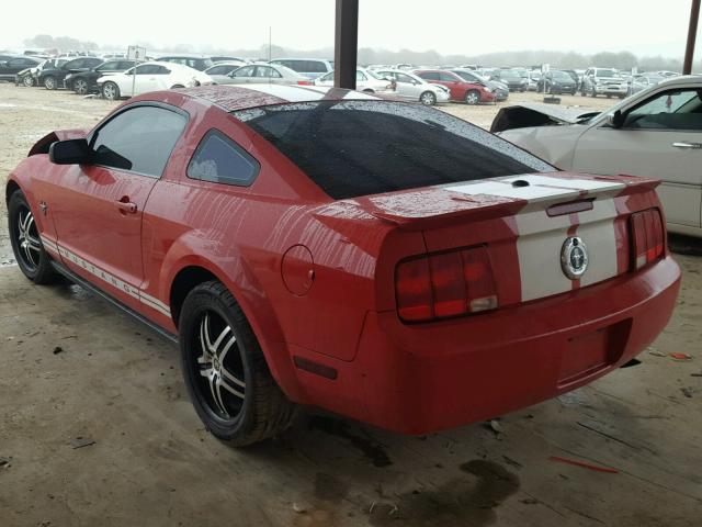 1ZVHT80N995122244 - 2009 FORD MUSTANG RED photo 3