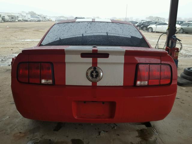1ZVHT80N995122244 - 2009 FORD MUSTANG RED photo 9