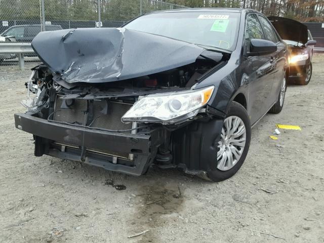 4T4BF1FK2ER369630 - 2014 TOYOTA CAMRY L GRAY photo 2