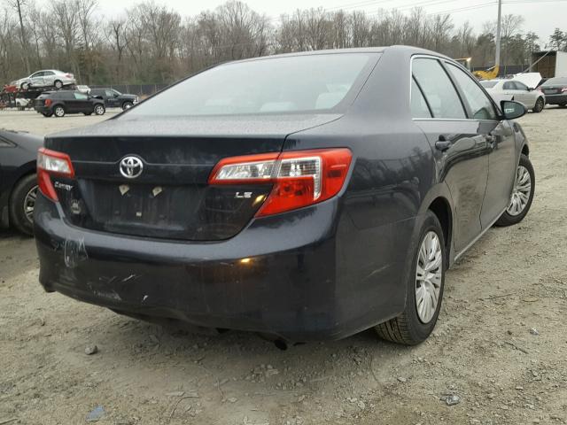 4T4BF1FK2ER369630 - 2014 TOYOTA CAMRY L GRAY photo 4