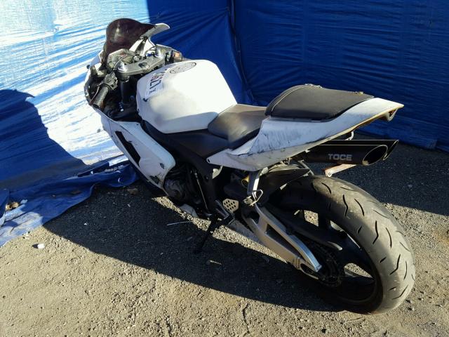 JH2PC37183M001942 - 2003 HONDA CBR600 RR WHITE photo 3