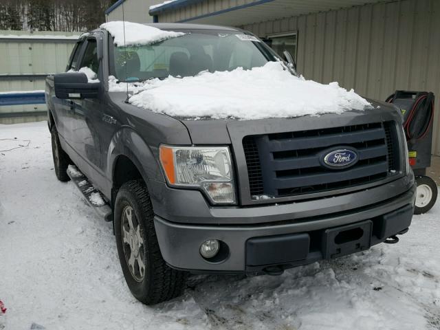 1FTEX1E89AFA62534 - 2010 FORD F150 SUPER GRAY photo 1