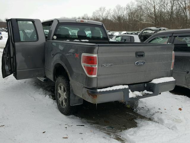 1FTEX1E89AFA62534 - 2010 FORD F150 SUPER GRAY photo 3