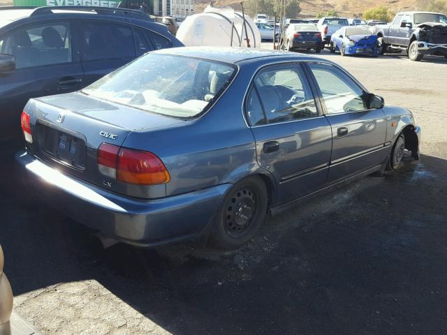 2HGEJ657XTH513737 - 1996 HONDA CIVIC LX BLUE photo 4