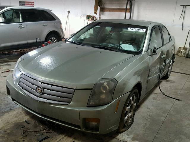 1G6DM577340111012 - 2004 CADILLAC CTS GREEN photo 2