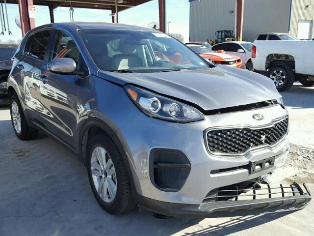 KNDPM3AC0H7107226 - 2017 KIA SPORTAGE L GRAY photo 1