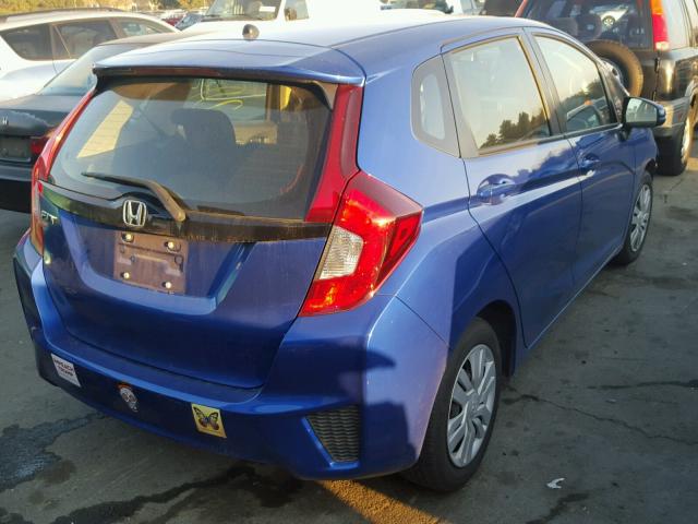 JHMGK5H56GX027659 - 2016 HONDA FIT LX BLUE photo 4