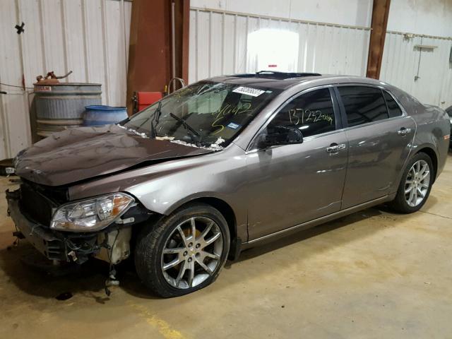 1G1ZE5E75BF374642 - 2011 CHEVROLET MALIBU LTZ TAN photo 2