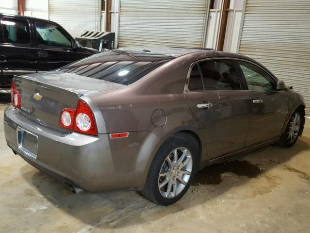1G1ZE5E75BF374642 - 2011 CHEVROLET MALIBU LTZ 棕色 照片 4