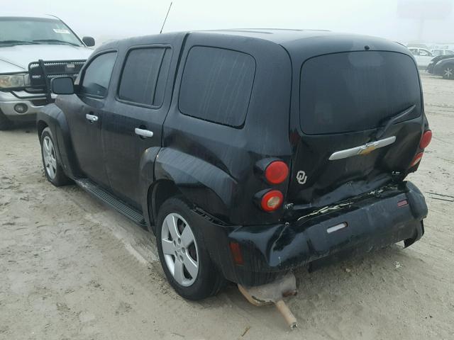 3GNDA13D27S627232 - 2007 CHEVROLET HHR LS BLACK photo 3