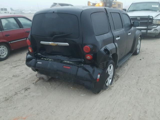 3GNDA13D27S627232 - 2007 CHEVROLET HHR LS BLACK photo 4