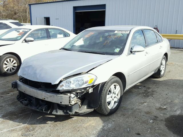 2G1WB58KX89123919 - 2008 CHEVROLET IMPALA LS SILVER photo 2