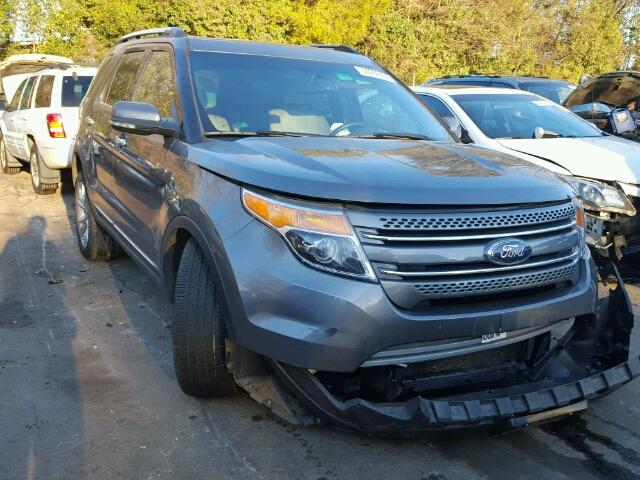 1FM5K7F84DGA86508 - 2013 FORD EXPLORER L GRAY photo 1