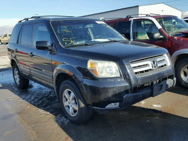 2HKYF18566H513191 - 2006 HONDA PILOT EX CHARCOAL photo 1