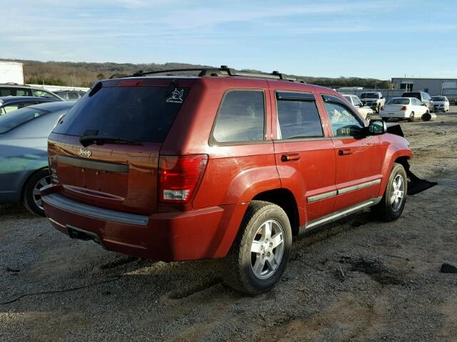 1J8GR48KX7C652594 - 2007 JEEP GRAND CHER RED photo 4