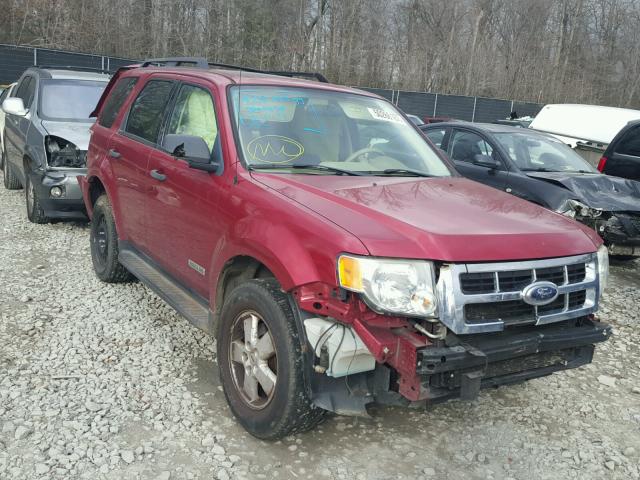 1FMCU03Z78KB90094 - 2008 FORD ESCAPE XLT RED photo 1