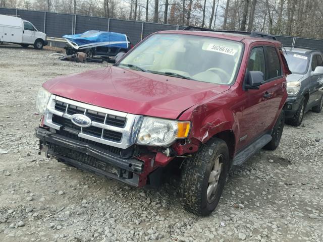1FMCU03Z78KB90094 - 2008 FORD ESCAPE XLT RED photo 2