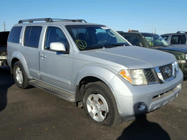 5N1AR18W85C721192 - 2005 NISSAN PATHFINDER GRAY photo 1