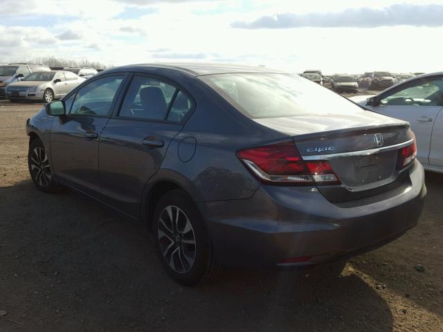 19XFB2F89FE051901 - 2015 HONDA CIVIC EX ნაცრისფერი ფოტო 3
