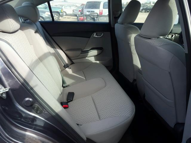 19XFB2F89FE051901 - 2015 HONDA CIVIC EX ნაცრისფერი ფოტო 6