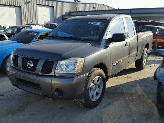 1N6BA06A97N234444 - 2007 NISSAN TITAN XE GRAY photo 2