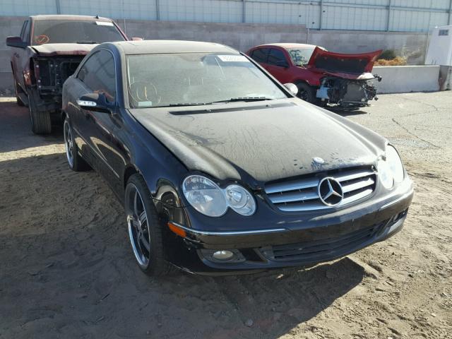 WDBTJ56H28F238508 - 2008 MERCEDES-BENZ CLK 350 BLACK photo 1