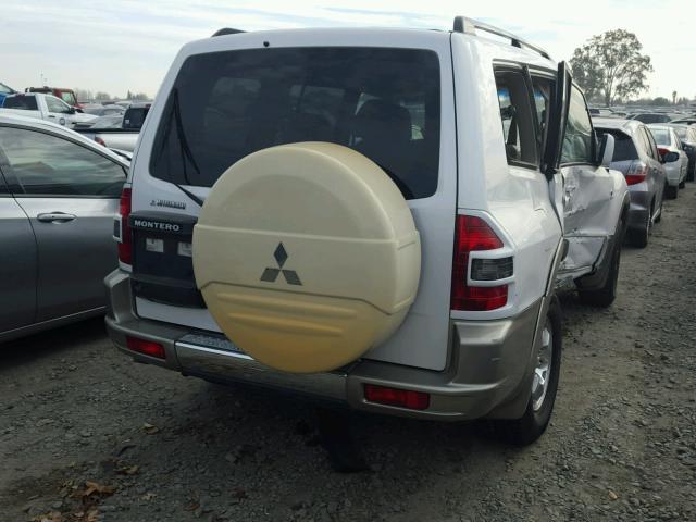 JA4MW51R72J064098 - 2002 MITSUBISHI MONTERO LI WHITE photo 4