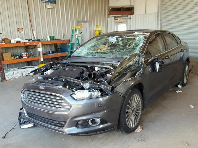 3FA6P0K93GR109960 - 2016 FORD FUSION TIT GRAY photo 2