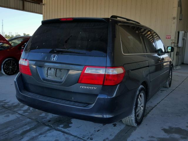 5FNRL38615B033770 - 2005 HONDA ODYSSEY EX SILVER photo 4