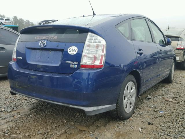 JTDKB20U787808012 - 2008 TOYOTA PRIUS BLUE photo 4