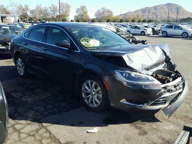 1C3CCCCB9FN544449 - 2015 CHRYSLER 200 C GRAY photo 1