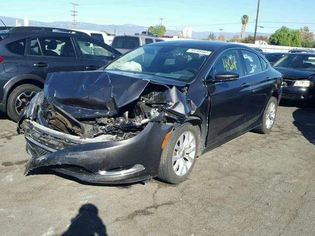 1C3CCCCB9FN544449 - 2015 CHRYSLER 200 C GRAY photo 2