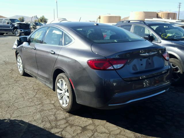 1C3CCCCB9FN544449 - 2015 CHRYSLER 200 C GRAY photo 3