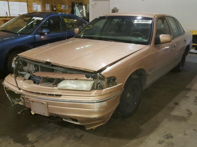 2FALP72W0RX192107 - 1994 FORD CROWN VICT GOLD photo 2