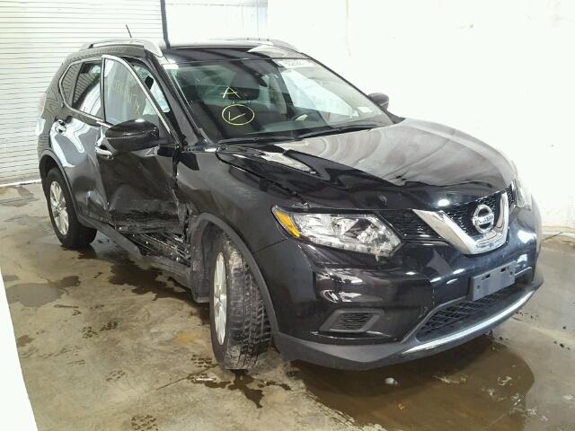 KNMAT2MV6GP637148 - 2016 NISSAN ROGUE S BLACK photo 1