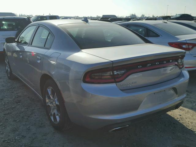 2C3CDXJG4GH259686 - 2016 DODGE CHARGER SX GRAY photo 3