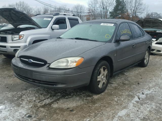 1FAFP56S32A153552 - 2002 FORD TAURUS SEL GRAY photo 2