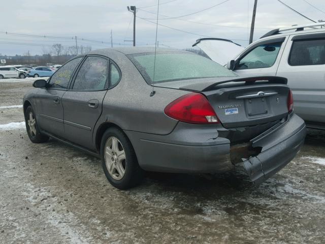 1FAFP56S32A153552 - 2002 FORD TAURUS SEL GRAY photo 3