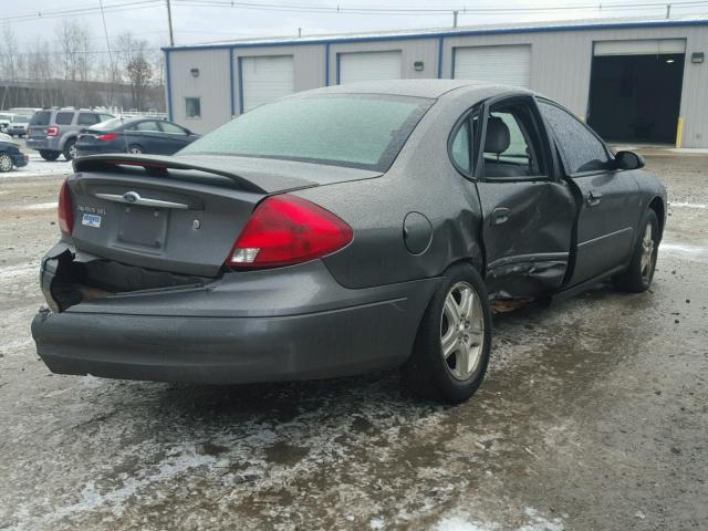 1FAFP56S32A153552 - 2002 FORD TAURUS SEL GRAY photo 4