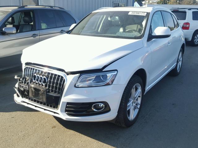 WA1LFAFP5DA077656 - 2013 AUDI Q5 PREMIUM WHITE photo 2