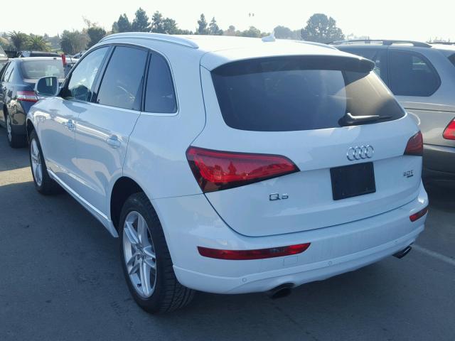 WA1LFAFP5DA077656 - 2013 AUDI Q5 PREMIUM WHITE photo 3