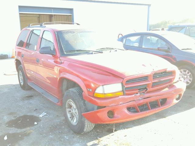 1B4HS28N8YF136715 - 2000 DODGE DURANGO RED photo 1