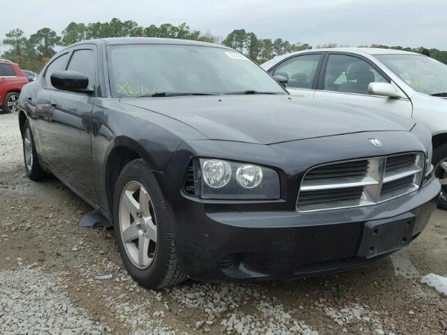 2B3CA4CV0AH277609 - 2010 DODGE CHARGER BLACK photo 1