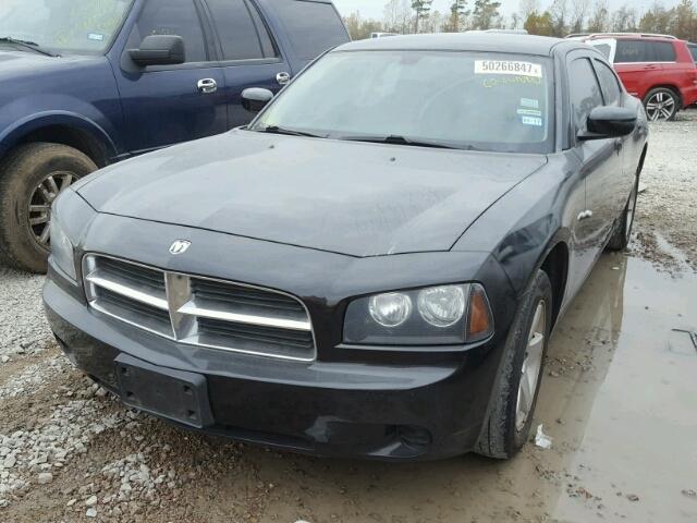 2B3CA4CV0AH277609 - 2010 DODGE CHARGER BLACK photo 2