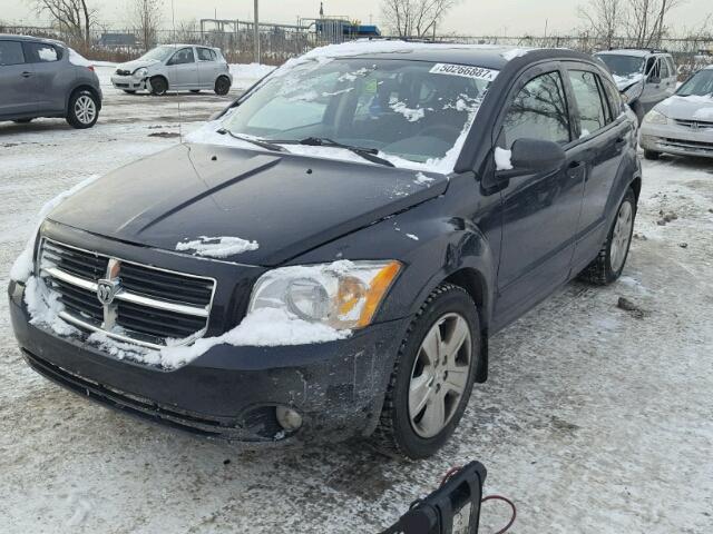 1B3HB48B67D259462 - 2007 DODGE CALIBER SX BLACK photo 2