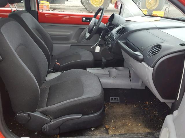 3VWCA21C2XM403724 - 1999 VOLKSWAGEN NEW BEETLE Qırmızı foto 5