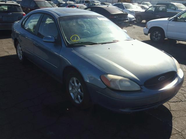 1FAFP56U46A153258 - 2006 FORD TAURUS SEL BLUE photo 1