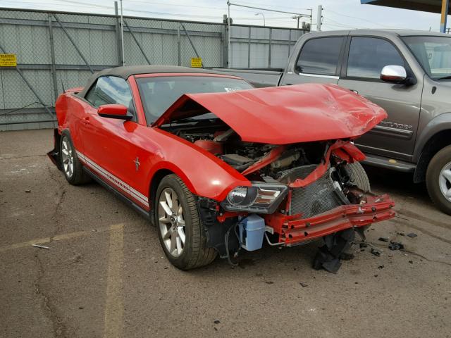 1ZVBP8EM9B5145071 - 2011 FORD MUSTANG RED photo 1