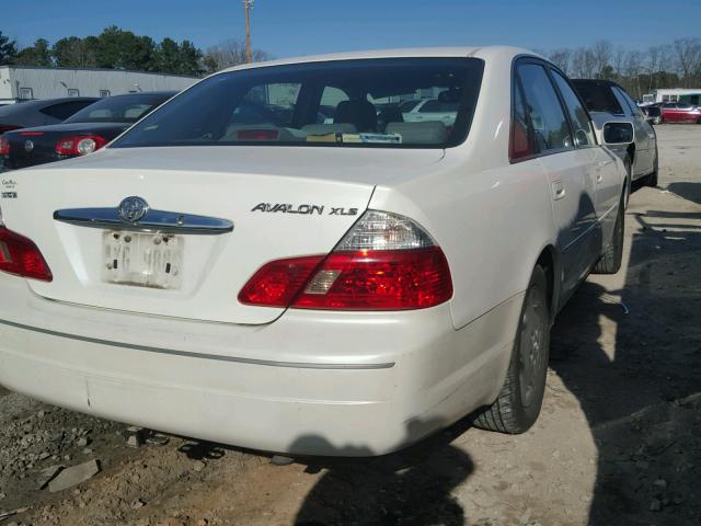 4T1BF28B83U307756 - 2003 TOYOTA AVALON XL WHITE photo 4