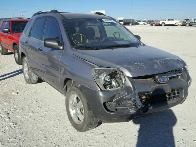 KNDJF724387511197 - 2008 KIA SPORTAGE L GRAY photo 1